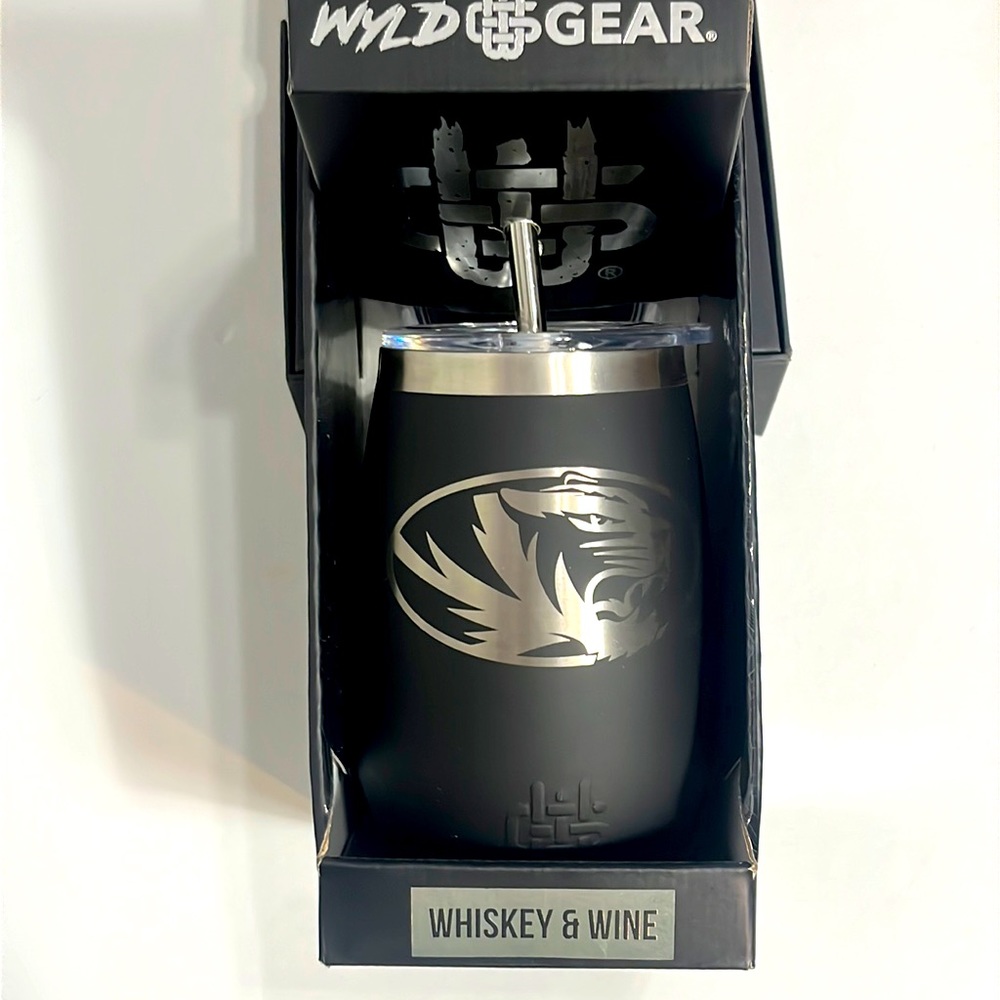 NWT Whiskey & Wine Mizzuo Stainless Steel Double Wall No Slip Matte Travel Glass